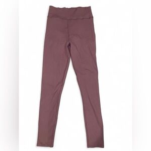 mauve pink ribbed leggings from Abercrombie & fitch